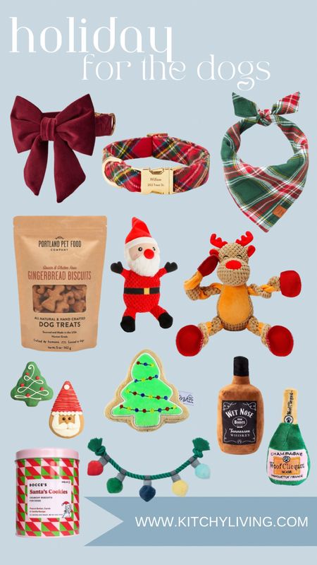 Holiday Treats, Collars, and Toys for your favorite furry friend! #dogmom #holidaygiftguide #christmasdoggifts 

#LTKGiftGuide #LTKfindsunder50 #LTKHoliday
