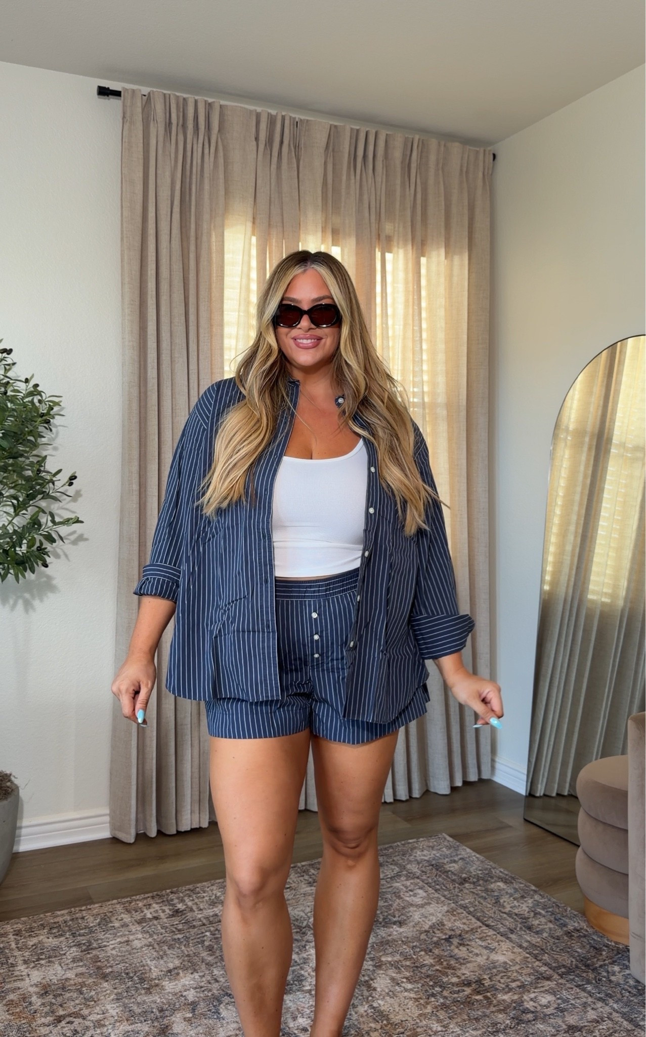 Chic summer outfit ✨ wearing everything in an xl!

#LTKootd #LTKSeasonal #LTKMidsize