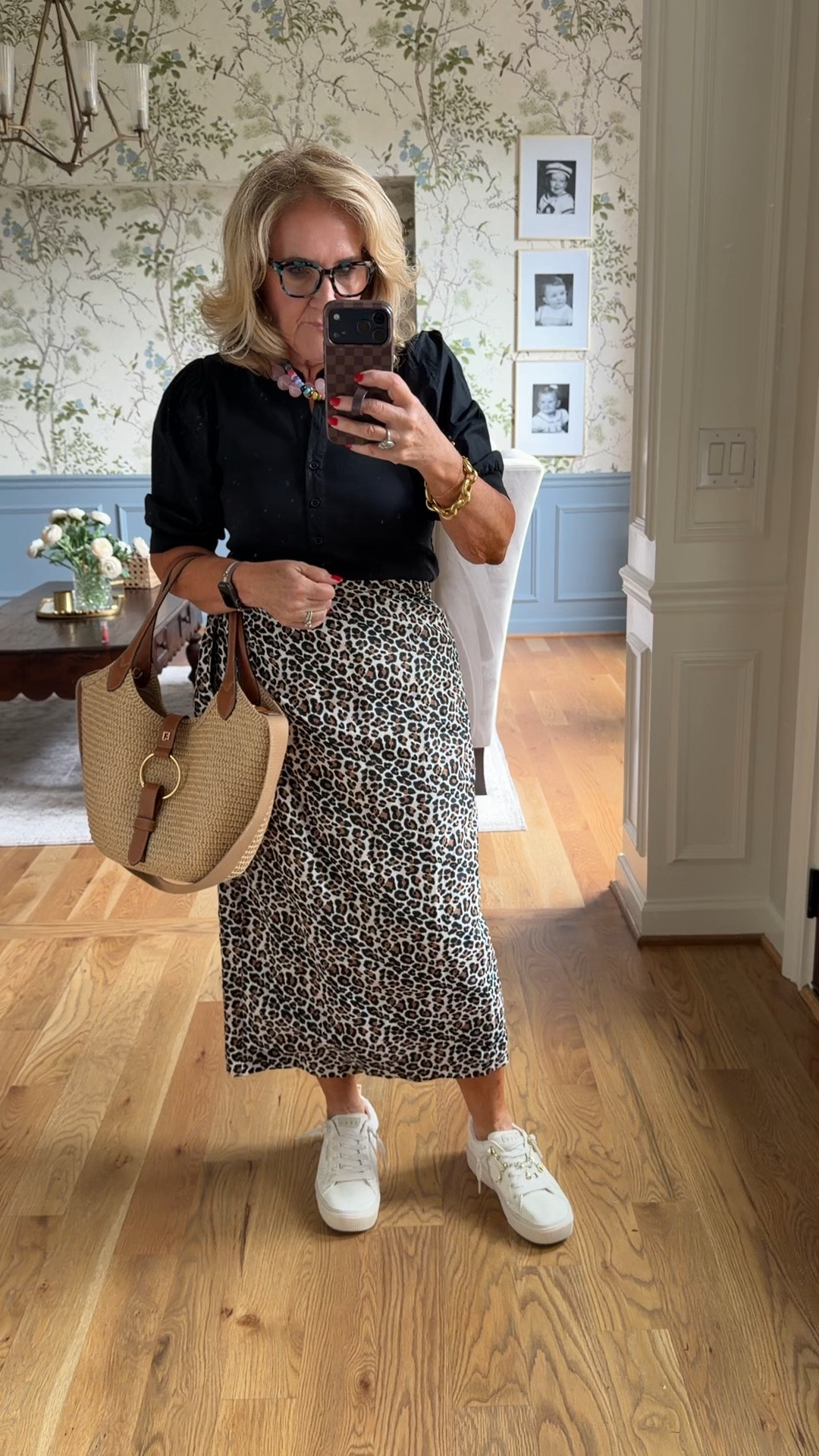 Top size med
Skirt size 8 petite and on sale 
10% off code on bag NANETTE

#LTKOver40 #LTKSaleAlert #LTKootd