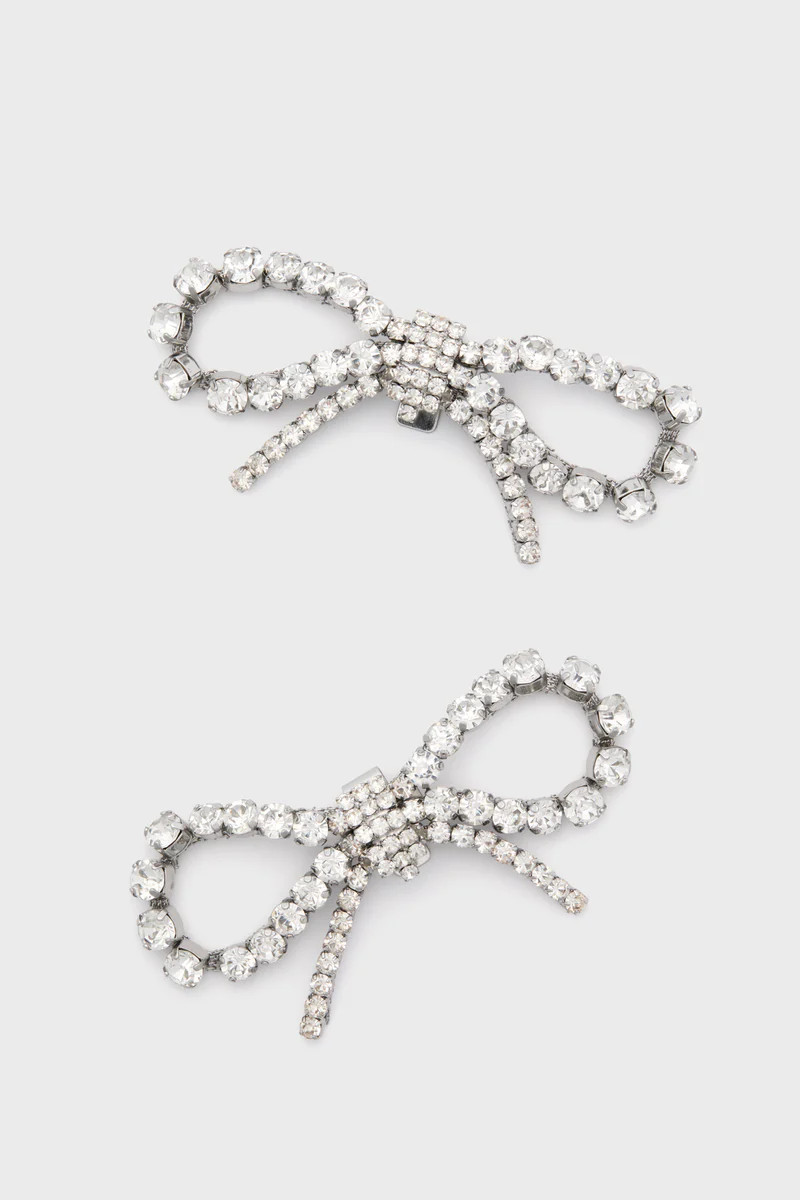 Crystal Bow Shoe Clips Set | Tuckernuck (US)