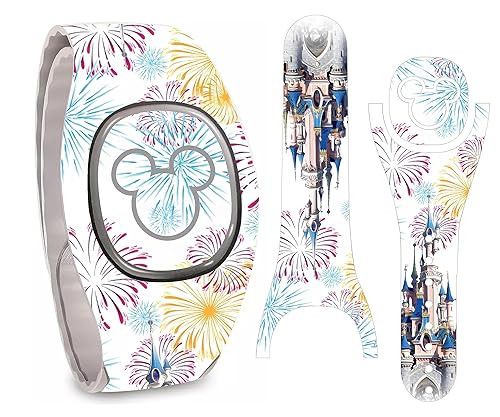 Enchanted Fireworks Wrap Magic Band + Skin Vinyl Decal Wrap Compatible with MagicBand+ (New 2022 ... | Amazon (US)