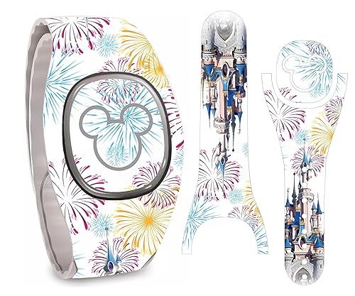 Enchanted Fireworks Wrap Magic Band + Skin Vinyl Decal Wrap Compatible with MagicBand+ (New 2022 ... | Amazon (US)