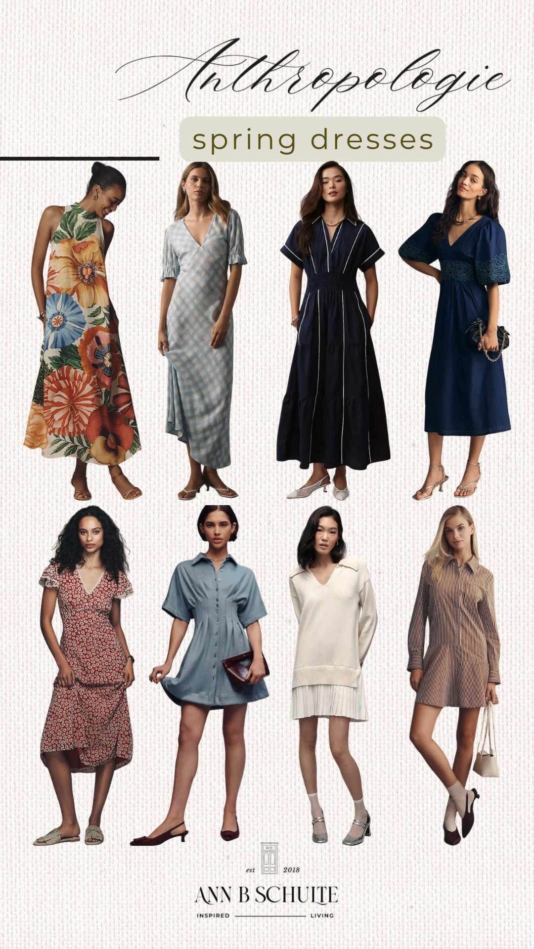 Anthropologie spring dresses are giving “instant vacation day” energy without leaving town. Breezy fits, happy prints, and twirl-worthy moments ahead. 🌸✨🧺 #Anthropologie #SpringDresses #AnthroStyle #LTKFashion #LTKStyle #OutfitInspo #SpringStyle #DressEdit #WardrobeRefresh #EverydayStyle 

 #LTKootd