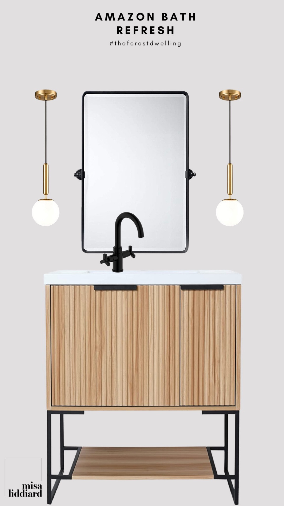 Are we seeing the texture on this vanity! I wish we had done some wooded reed or tambor in our home. Hope you find these Amazon finds helpful!

#LTKFind #LTKhome