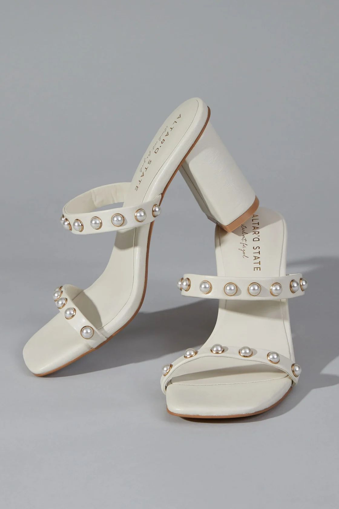 Victoria Pearl Heels in Ivory | Altar'd State | Altar'd State