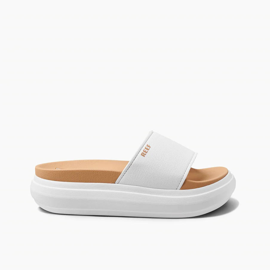 Women's Cushion Bondi Platform Slide in Vintage/Oasis | REEF® | REEF