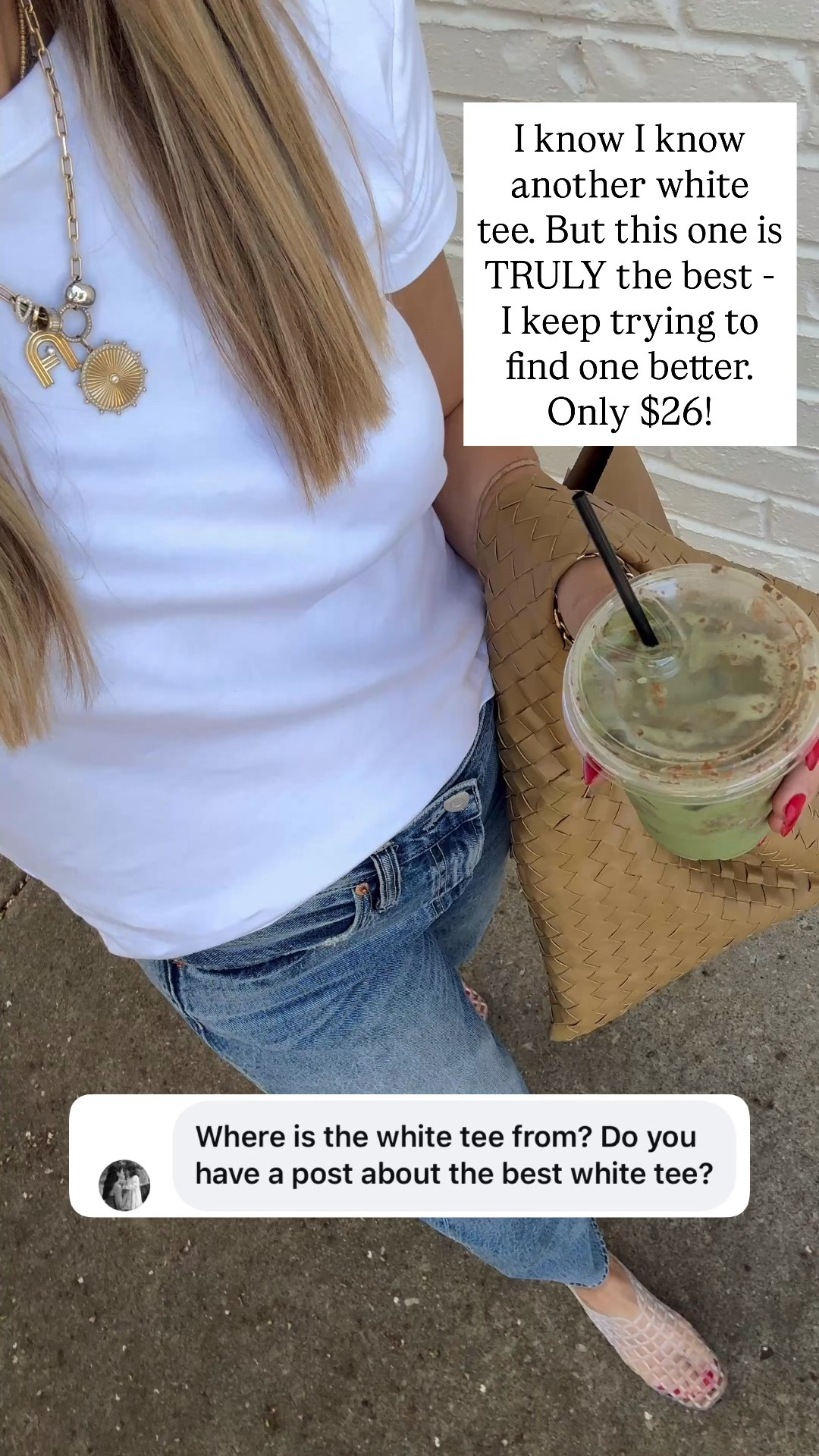 Fashion Jackson @Zara 
White tshirt. I wear a small

#LTKOver40 #LTKootd