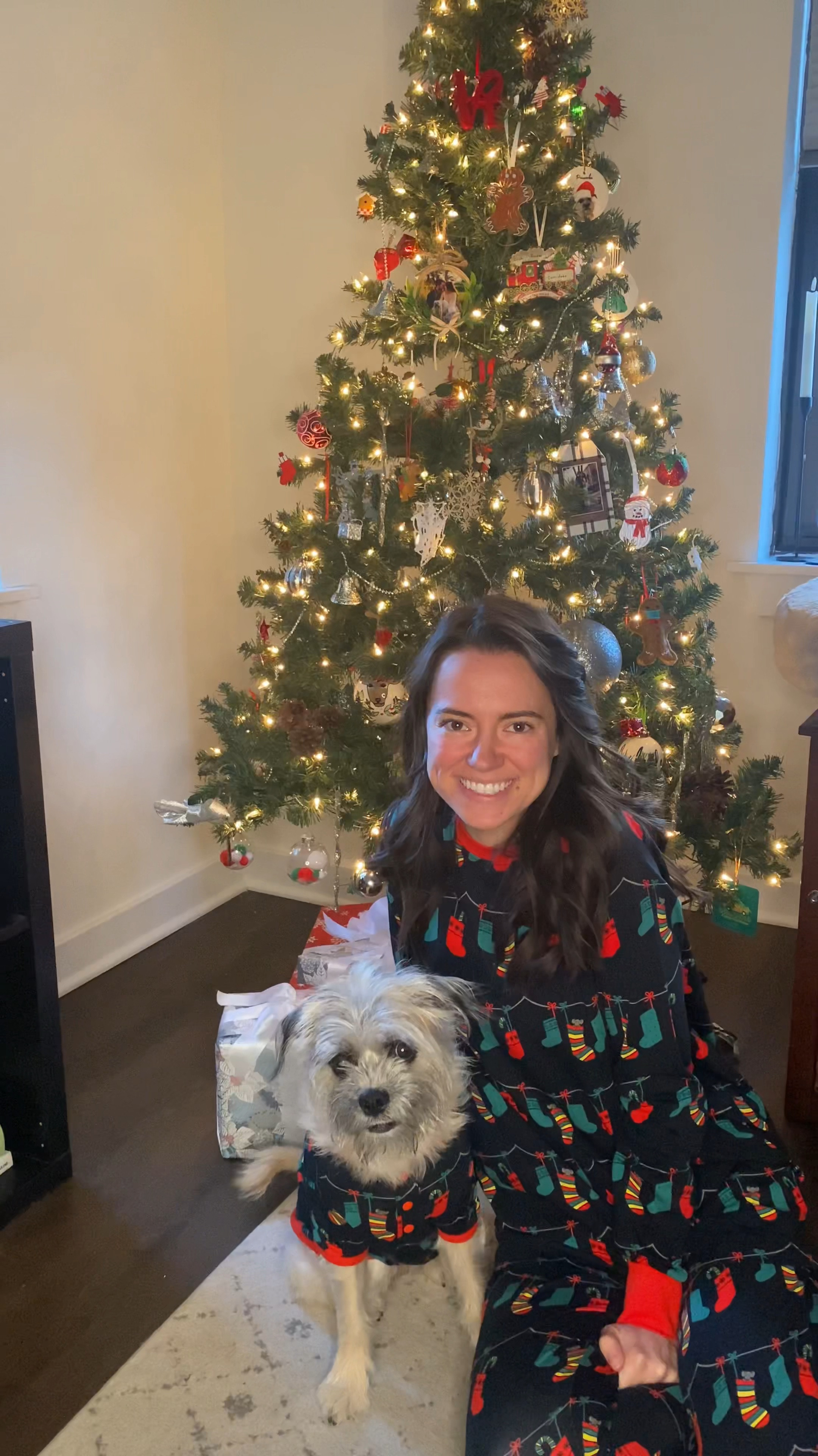 Wearing the cutest matching pajamas with my girl Pancake 

#LTKHoliday #LTKWatchNow #LTKGiftGuide