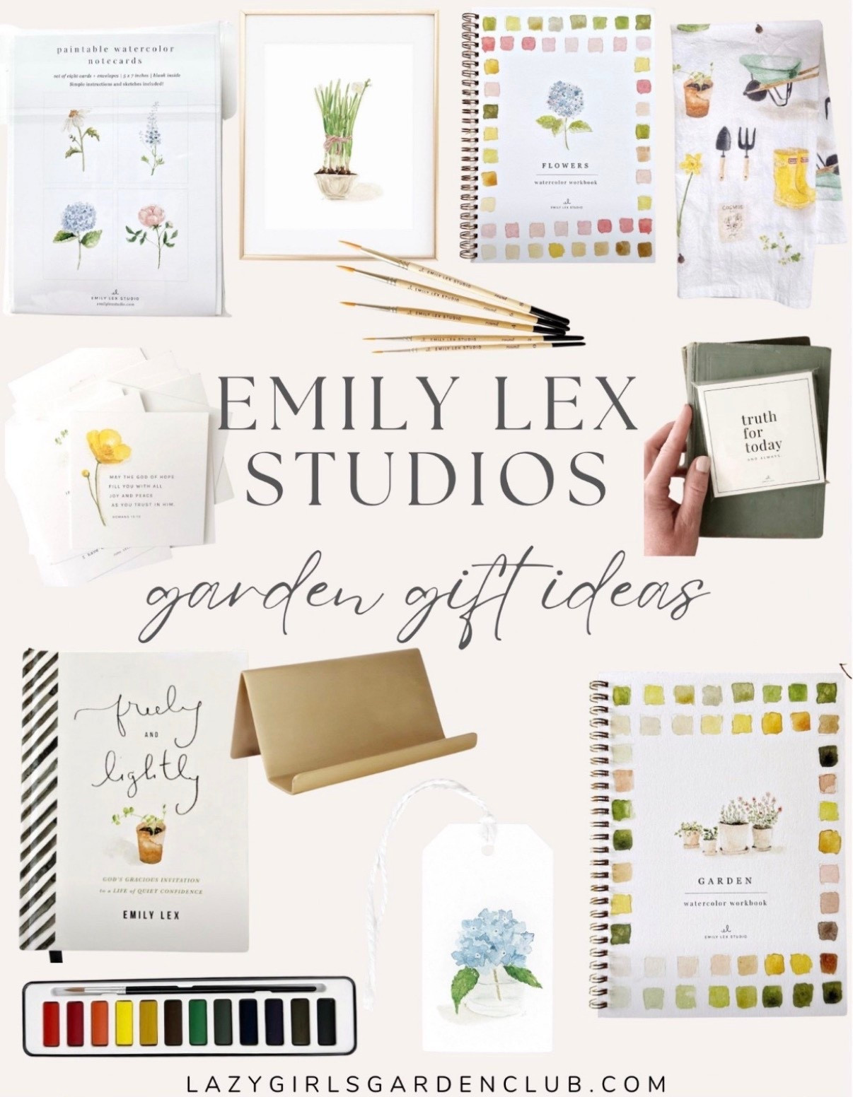 Super fun and precious finds from Emily Lex Studios. If you need a gift for a gardener, give these a look!

#GardenGifts
#EmilyLexStudios
#WatercolorArt
#ChristianGifts
#GardenLover
#GiftGuide
#CreativeJournaling
#FaithAndArt
#WatercolorNotebook
#ChristianEncouragement
#LazyGirlsGardenClub
#NatureInspired
#SpringGifts



#LTKSeasonal #LTKSpringSale #LTKHome
