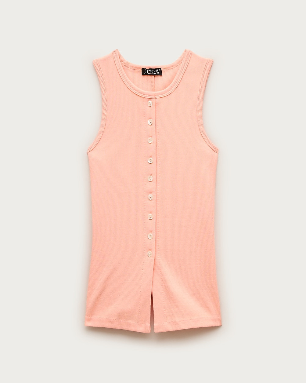 Perfect rib button-up shell top | J. Crew US