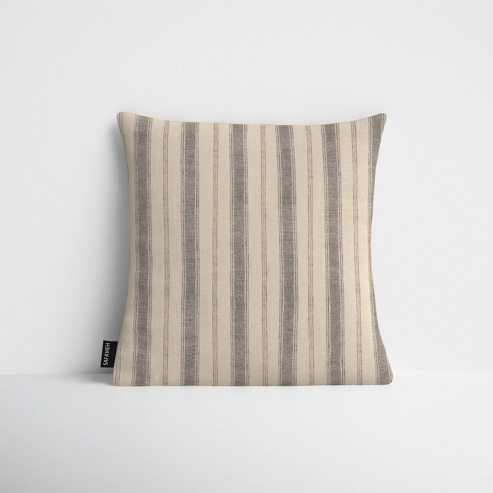West Striped Linen Reversible Throw Pillow | Wayfair North America