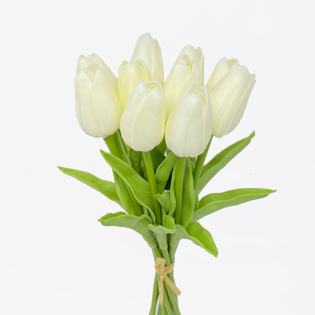 Beautiful Artificial Real Touch Tulip Stems in Various Colors bunch of 10 - Etsy | Etsy (US)