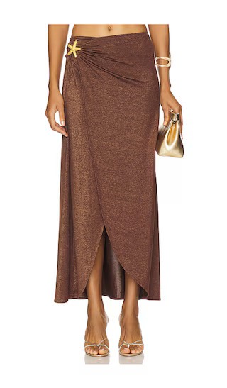 Cyprus Sarong in Cinnamon Shimmer | Revolve Clothing (Global)