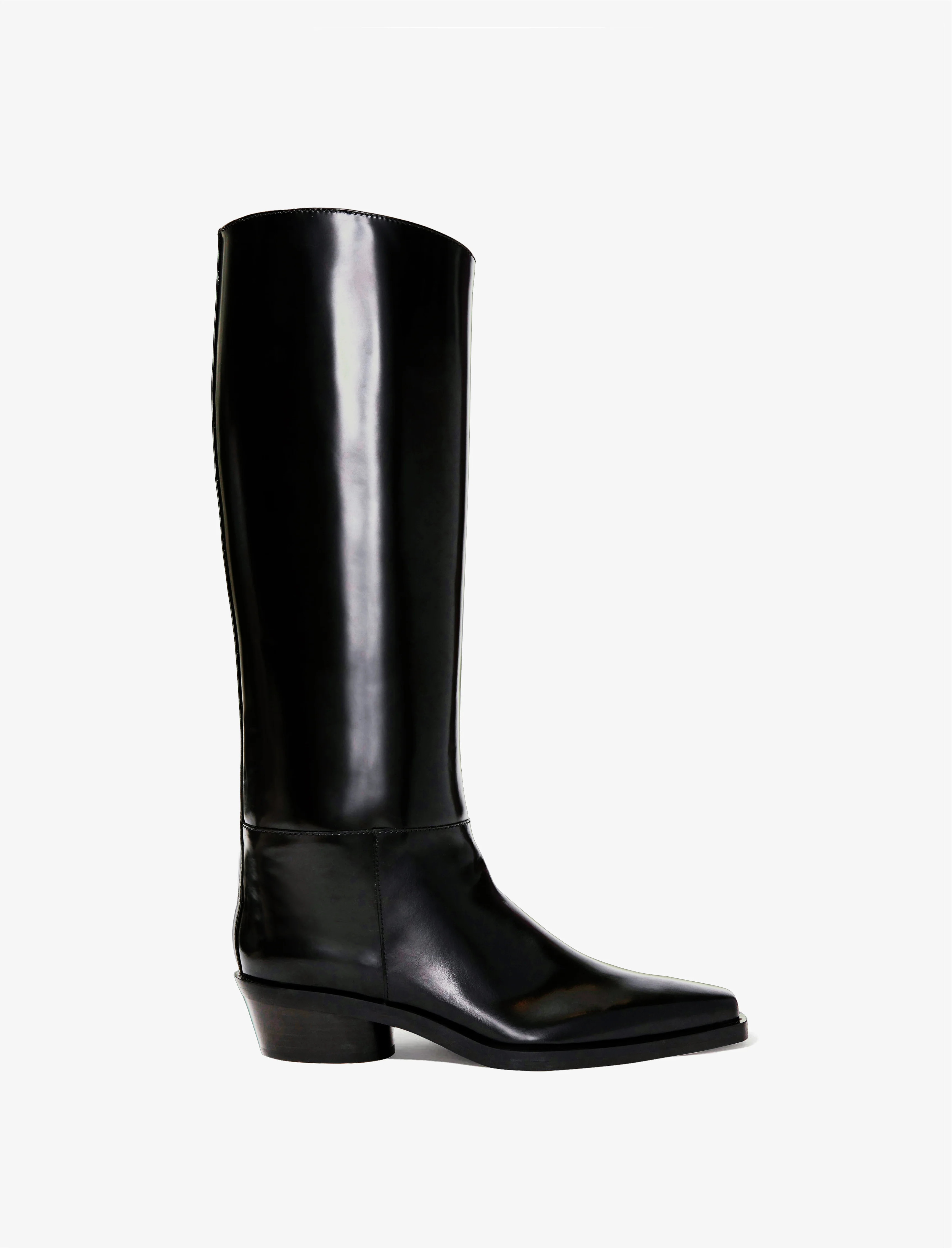 The Bronco Knee High Boots are crafted in spazzolato leather and designed to pull on. Featuring a... | Proenza Schouler LLC