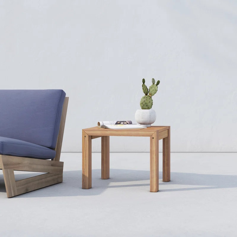 Cambridge Teak Outdoor Side Table | Wayfair North America