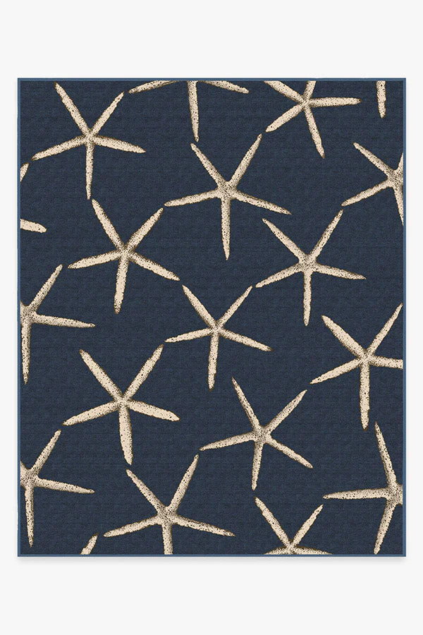 Starfish Navy Rug | Ruggable