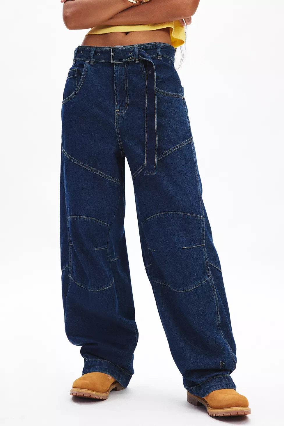 BDG Echo Baggy Belted Cargo Jean | Urban Outfitters (US and RoW)