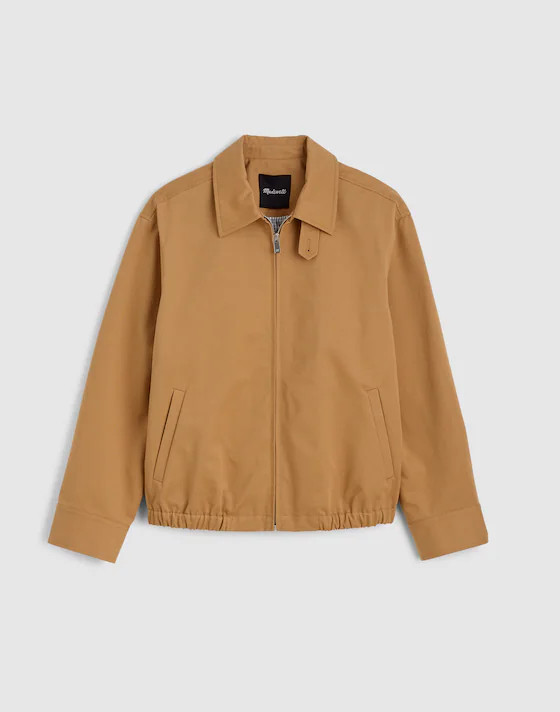 Relaxed Bomber Jacket in Cotton Twill | Madewell