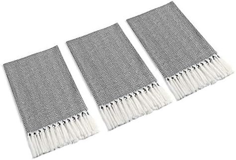 Mia'sDream Tassels Cotton Bath Hand Towel Set Kitchen Tea Towel Dish Towels Set Napkin Washcloth ... | Amazon (US)