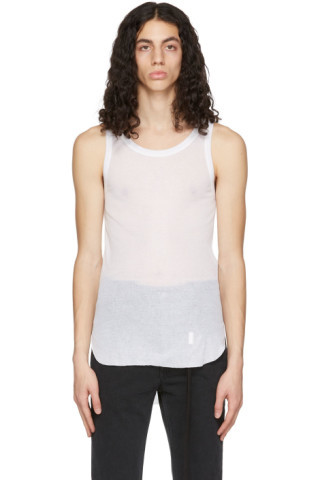 Ann Demeulemeester - White Dirk Tank Top | SSENSE