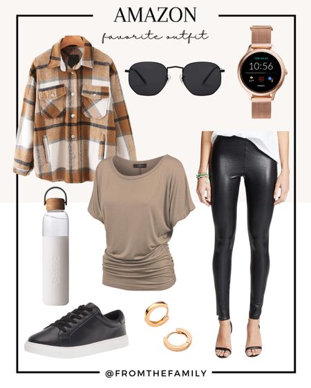 What an effortless way to style an Amazon Shacket! Leggings, black sneakers and neutral accessories. 
.
.
.
#ltkunder100 #ltkspring #StayHomeWithLTK @liketoknow.it #liketkit #LTKunder50 #LTKstyletip, amazon, amazon fashion, amazon shacket, shacket outfit, spring outfit, amazon outfit

#amazonfashion #amazon #amazonfinds #amazonhaul #amazonfind #amazonprime #prime #amazonmademebuyit #amazonfashionfind #amazonstyle #amazondress #amazondeal, amazon finds, amazon must haves, amazon outfit, amazon outfits, amazon deal, deal of the day, Amazon gift guide, amazon gifts, amazon gift ideas, found on amazon, amazon made me buy it, amazon haul, prime, prime best seller, amazon prime, amazon best sellers, amazon best seller, amazon wardrobe, prime wardrobe
