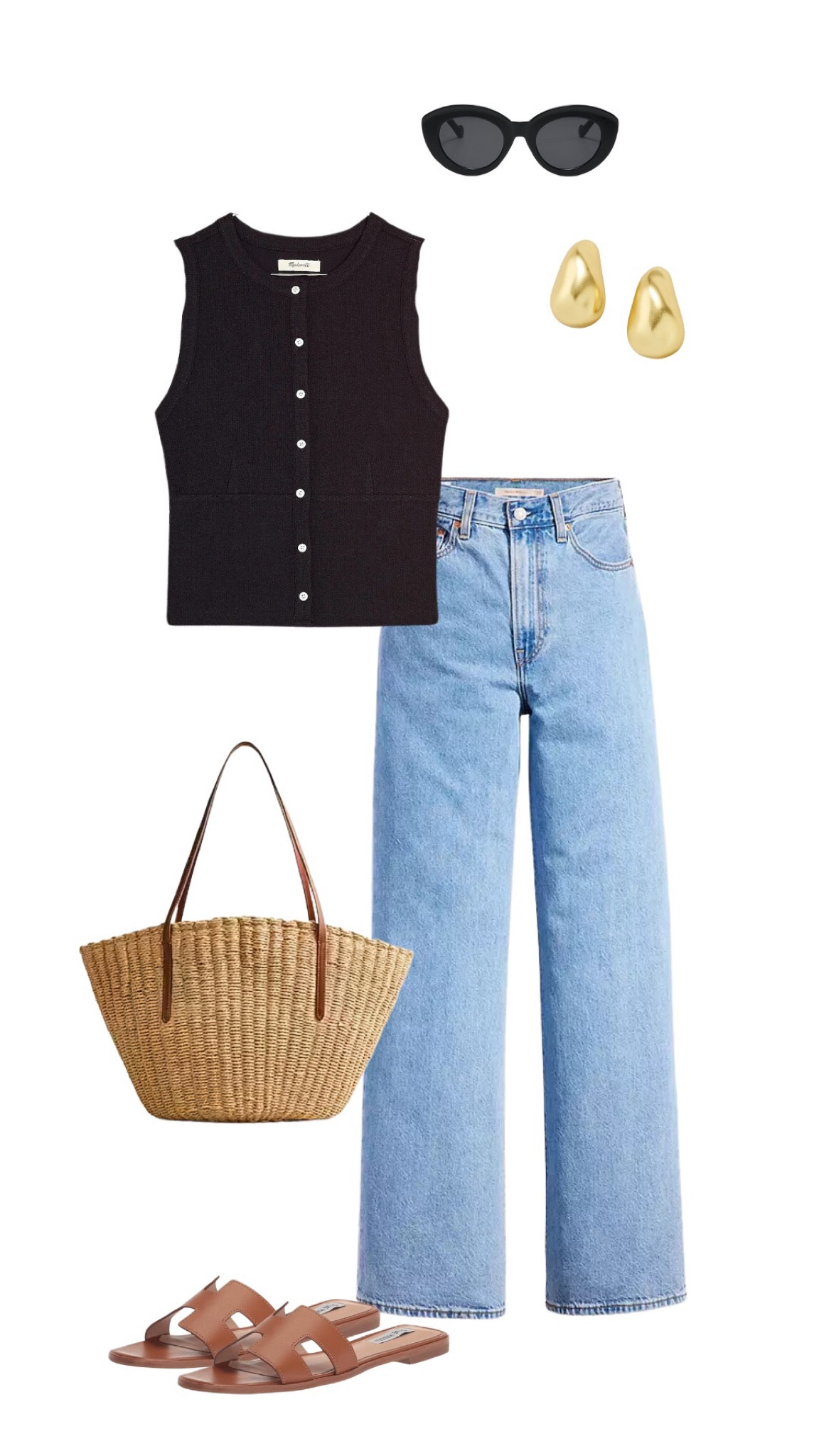 Capsule outfit! The bag and top are on sale! A great easy summer outfit option! 

#LTKSaleAlert #LTKStyleTip