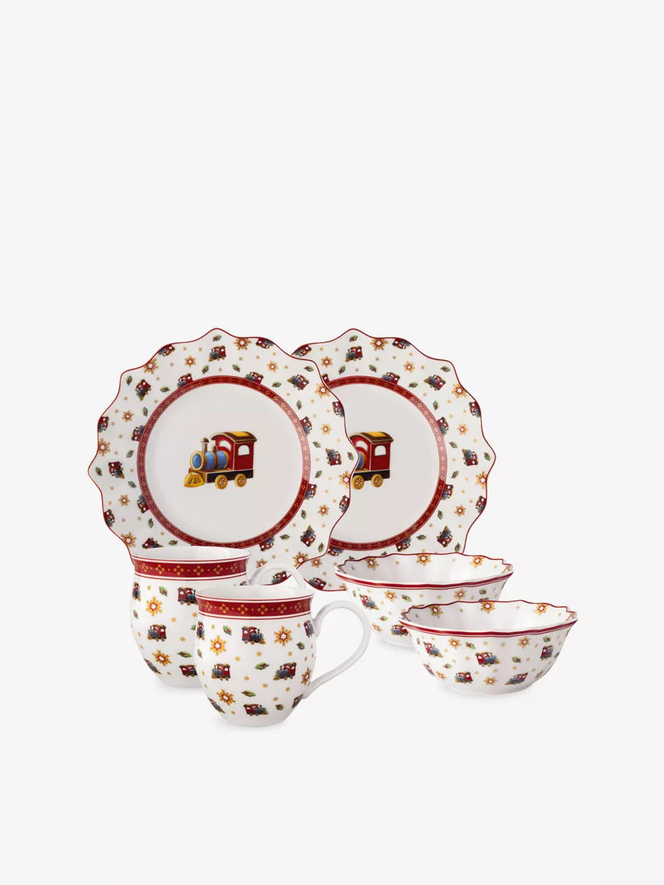 Toy's Delight Locomotive Porcelain Six-Piece Set | Selfridges