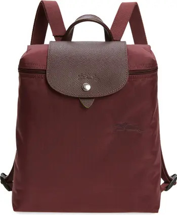 Mini Le Pliage Green Recycled Canvas Backpack | Nordstrom