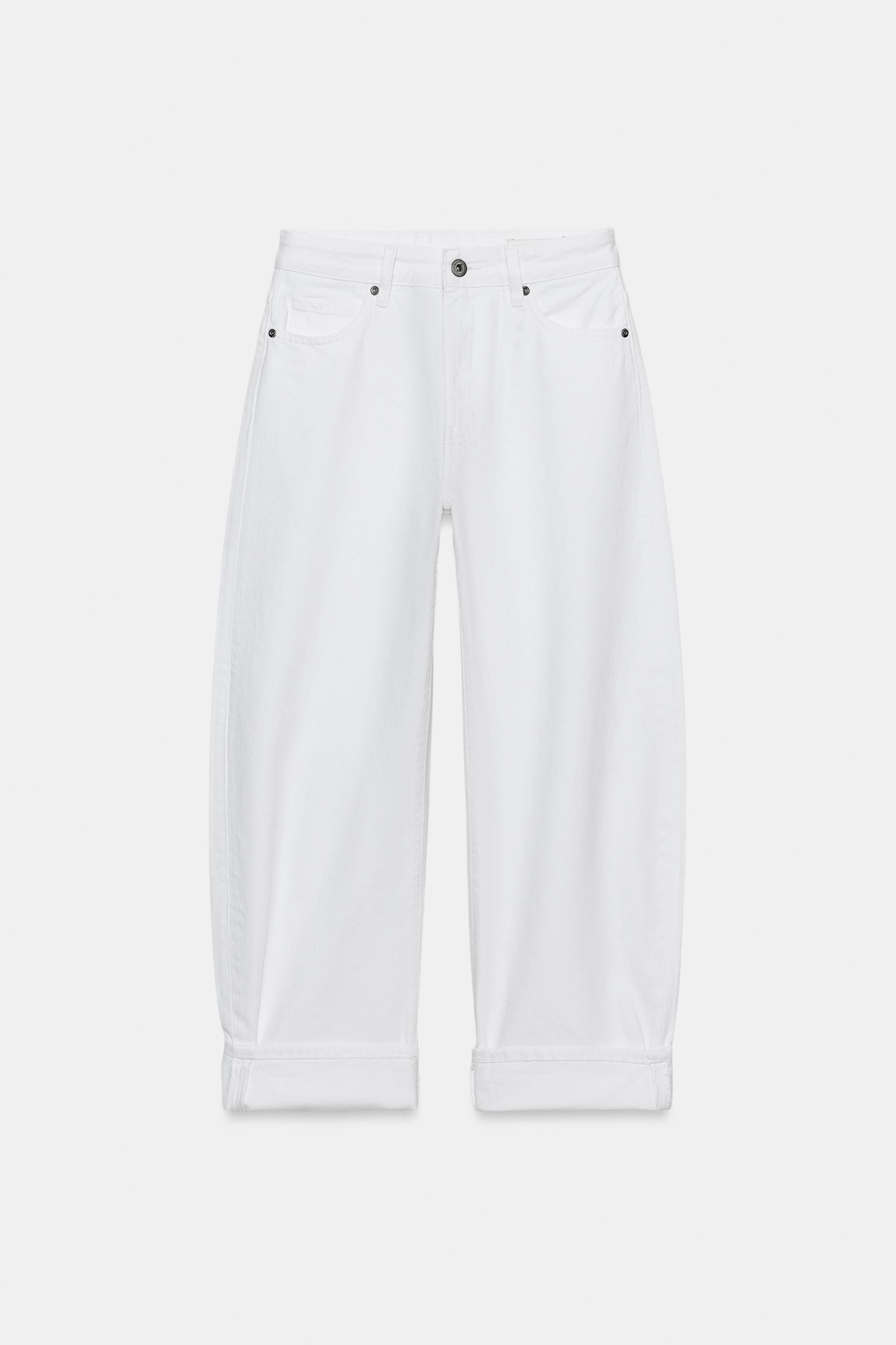 ZW COLLECTION MID-RISE BALLOON JEANS | Zara US