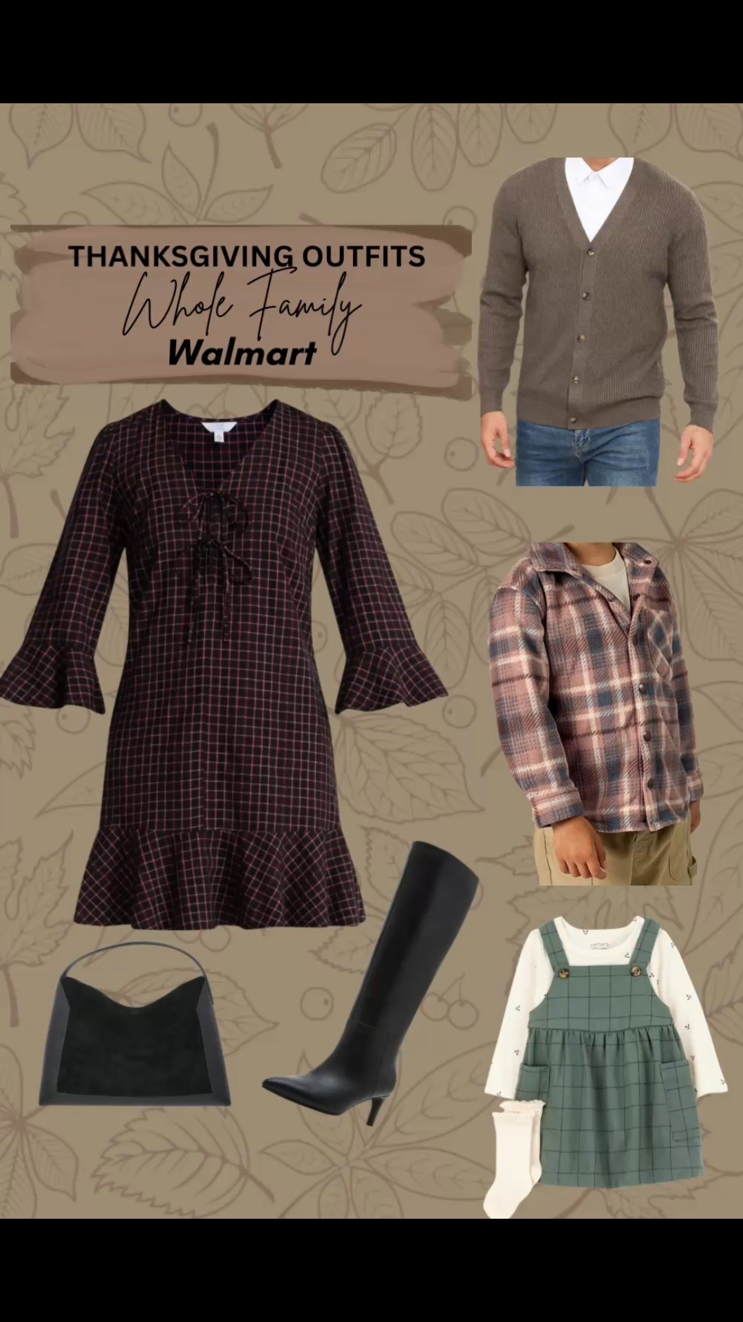 Matching the family for Thanksgiving without spending $$$? Walmart said ‘say less.’ 🫶 Which fit is your fave—mom, dad, or mini? Linked in my LTK!

#WalmartFashion #FamilyOutfits #ThanksgivingStyle #WalmartFinds #HolidayMatching #LTKFamily #CozyFallLooks #AffordableFashion #FallMomStyl

#LTKFamily #LTKHoliday #LTKSeasonal