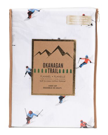 Cotton Flannel Skiers Sheet Set | TJ Maxx