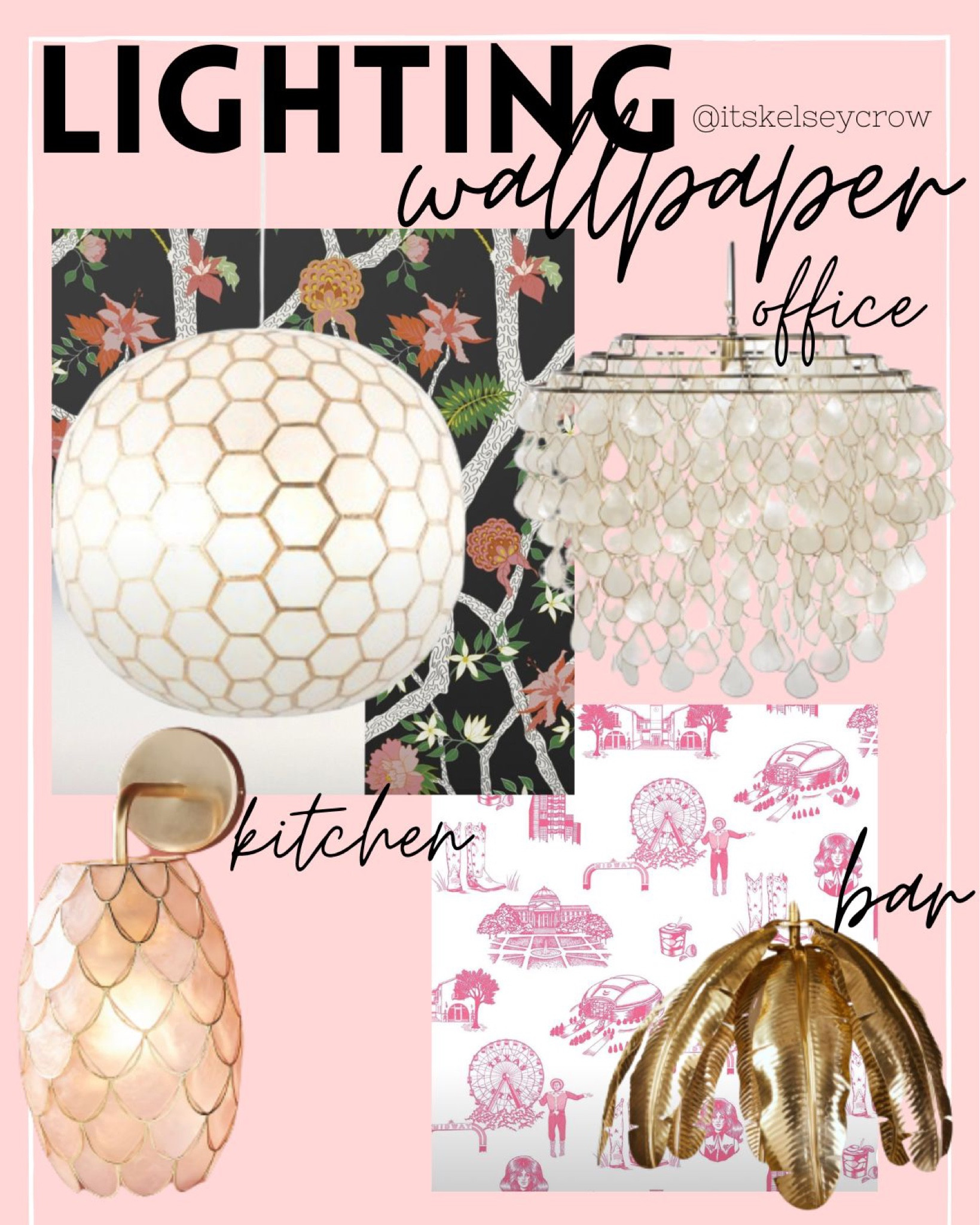 Home, kitchen, bar, wallpaper, lighting, gold, accent, decor, remodel

#LTKstyletip #LTKGiftGuide #LTKhome