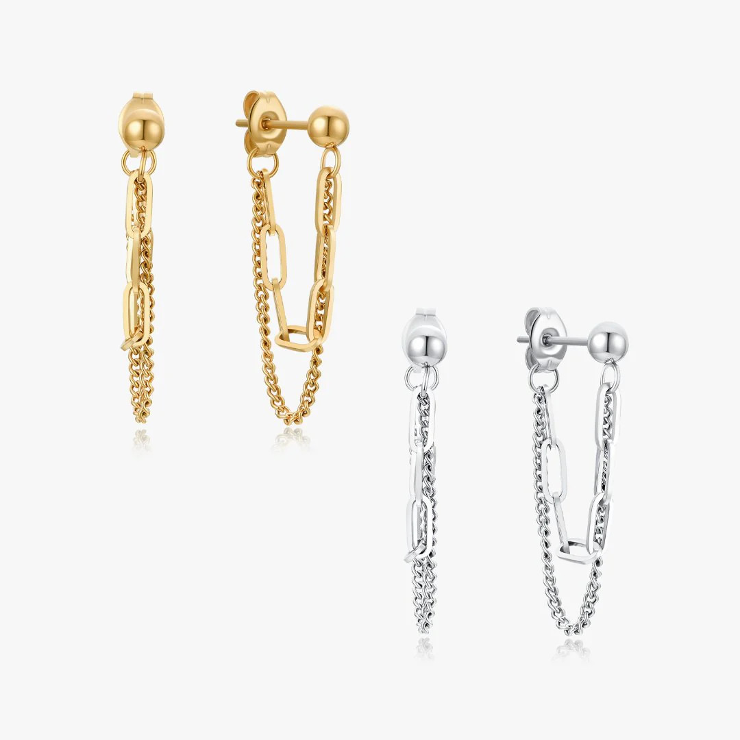 Cynthia Chain Earrings | Flaire & Co.