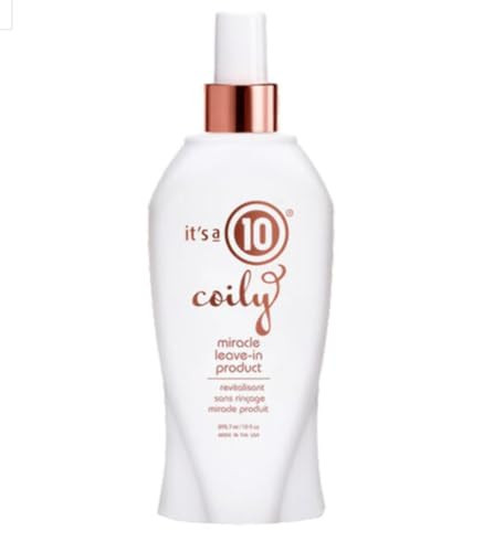 It's A 10 Haircare Coily Collection Miracle Leave-In 10 Ounce, Yellow | Amazon (US)