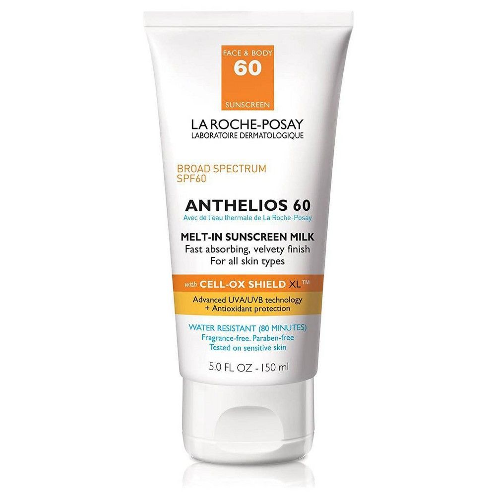 La Roche Posay Anthelios Face and Body Sunscreen Melt-In Milk Lotion SPF 60 - 5oz | Target