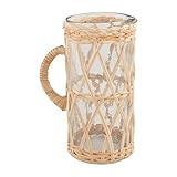 Mud Pie Rattan Glass Pitcher; 64 oz | Amazon (US)
