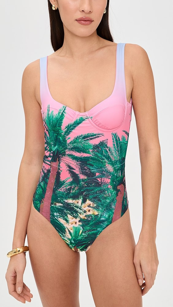 Miami Tie Back Maillot One Piece | Shopbop