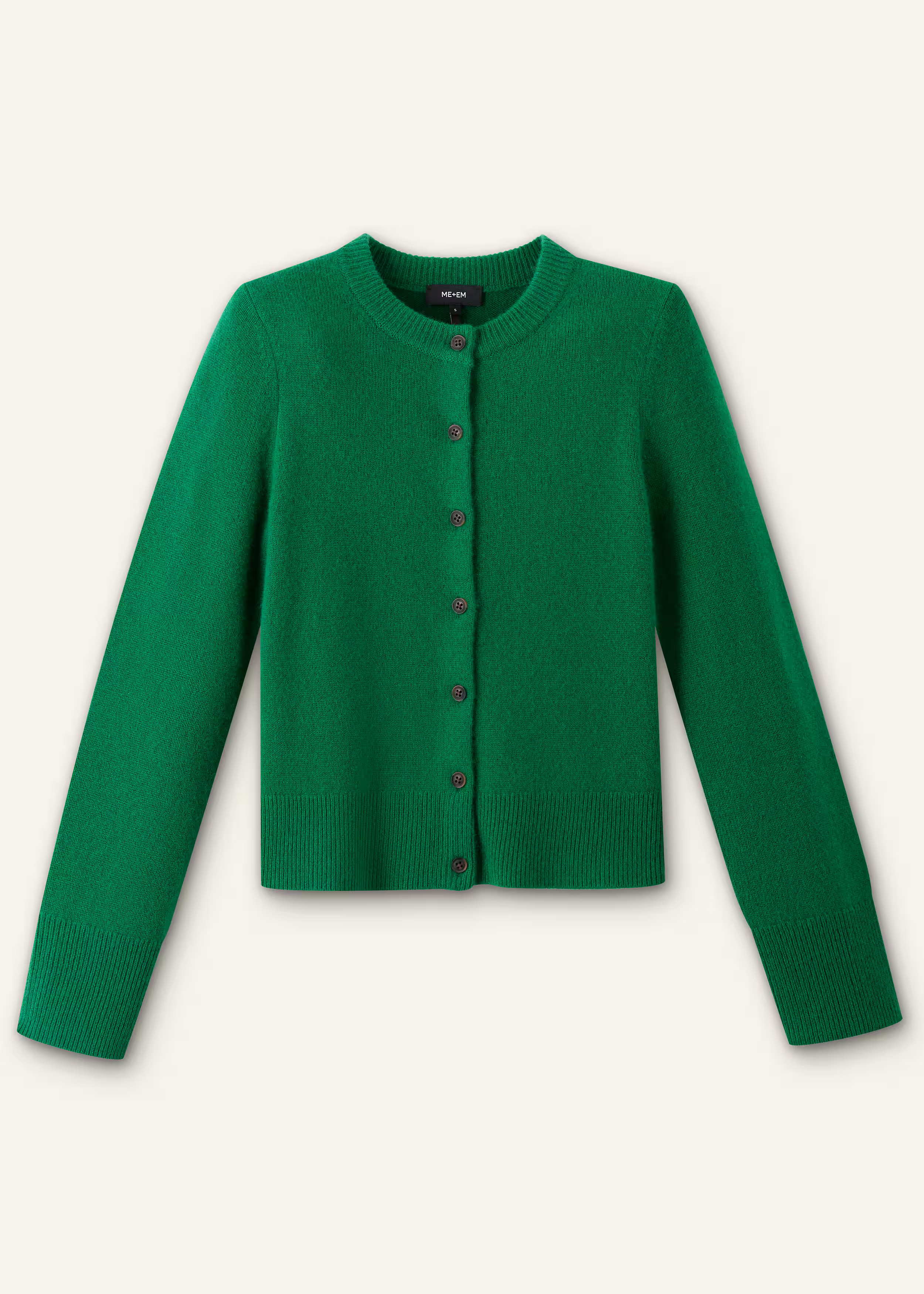 Cashmere Straight Buttoned Cardigan Cashmere | ME+EM US