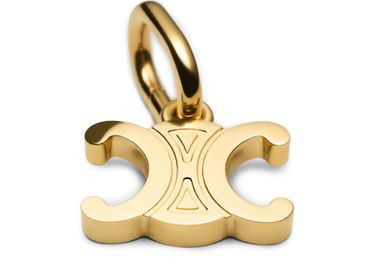 Charms Triomphe in brass with gold finish - CELINE | 24S US
