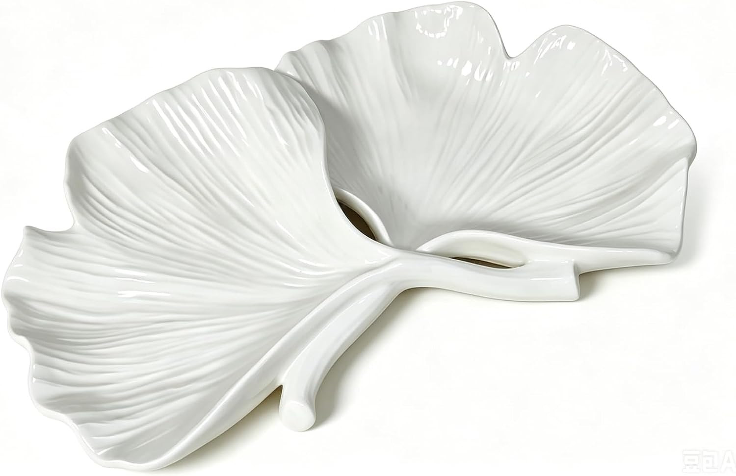 DiliComing Ginkgo Leaf Decorative Tray 15 Inch for Perfume Bathroom Jewelry | Amazon (US)