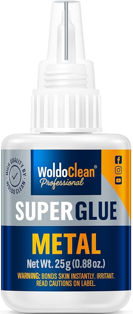 Super Glue for Metal and Stainless Steel 25g - for Instant Strength, Waterproof, Heat-Resistant, ... | Amazon (US)