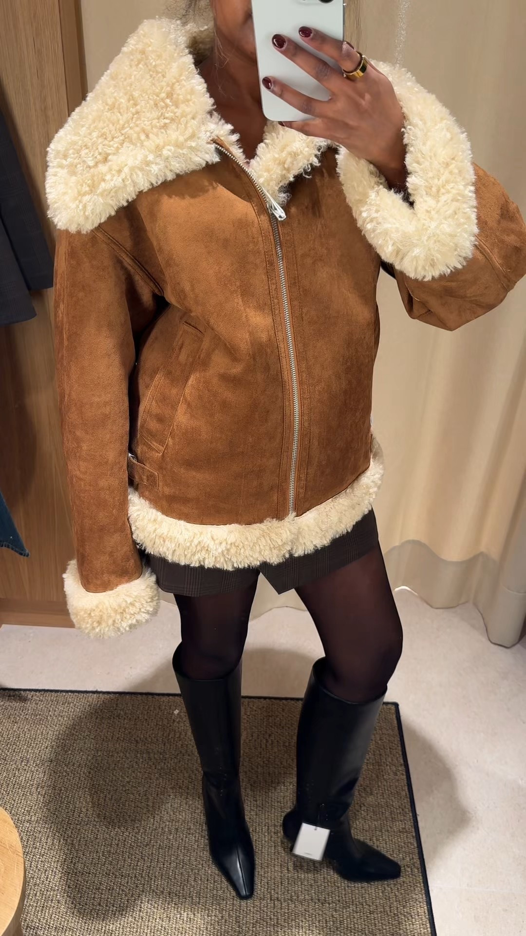 Mango shearling jacket 

#LTKfestive #LTKuk #LTKwinter