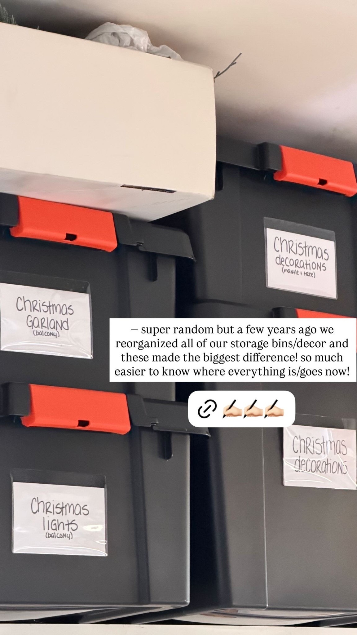 In my organizing era 👏🏻

Home organization / Christmas decorations / holiday decor / storage / organize / Heather blair 

#LTKSeasonal #LTKHoliday #LTKHome