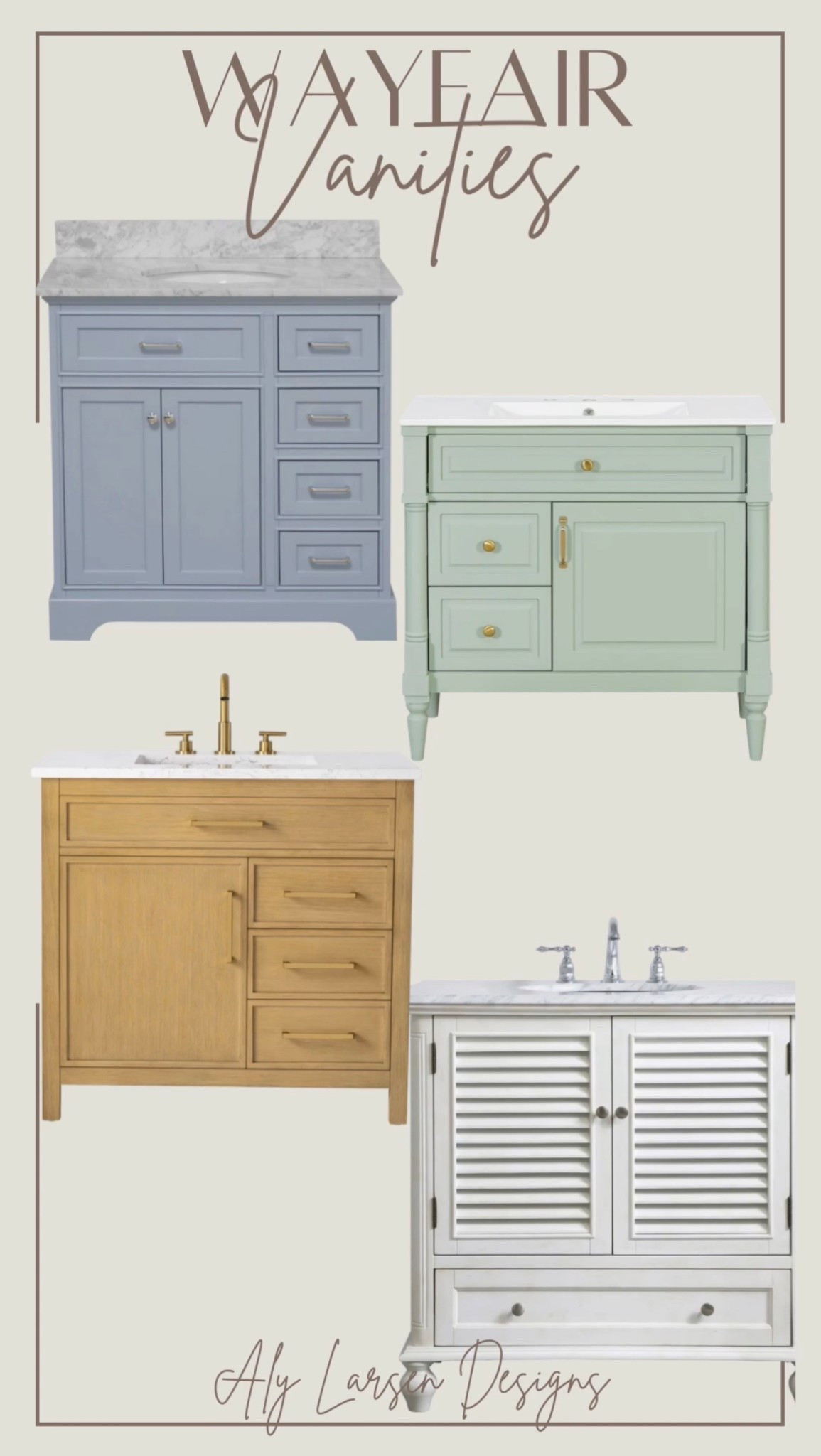 Wayfair coastal bathroom vanities 

#LTKHome