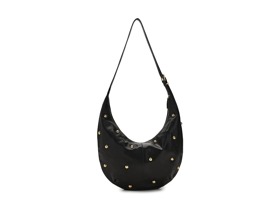 Madewell Essentials Curve Shoulder-Dome Stud Shoulder Women's Handbags True Black, Leather | Zappos