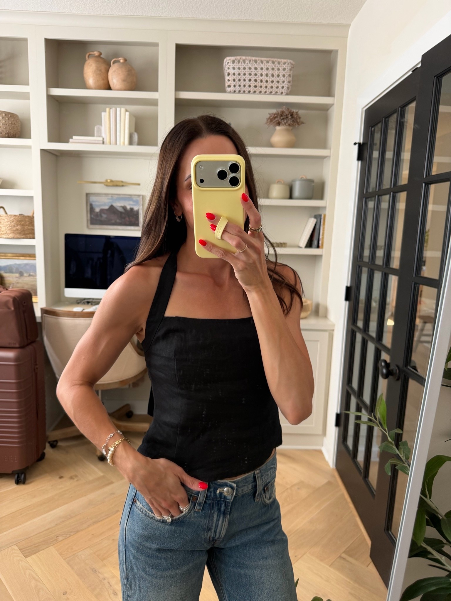 Sized down in this linen halter tank! 😍

#LTKSaleAlert #LTKSeasonal #LTKootd