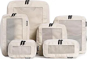 Aerotrunk Compression Packing Cubes for Travel - Luggage Organizer Bags - Double Zipper Packing C... | Amazon (US)