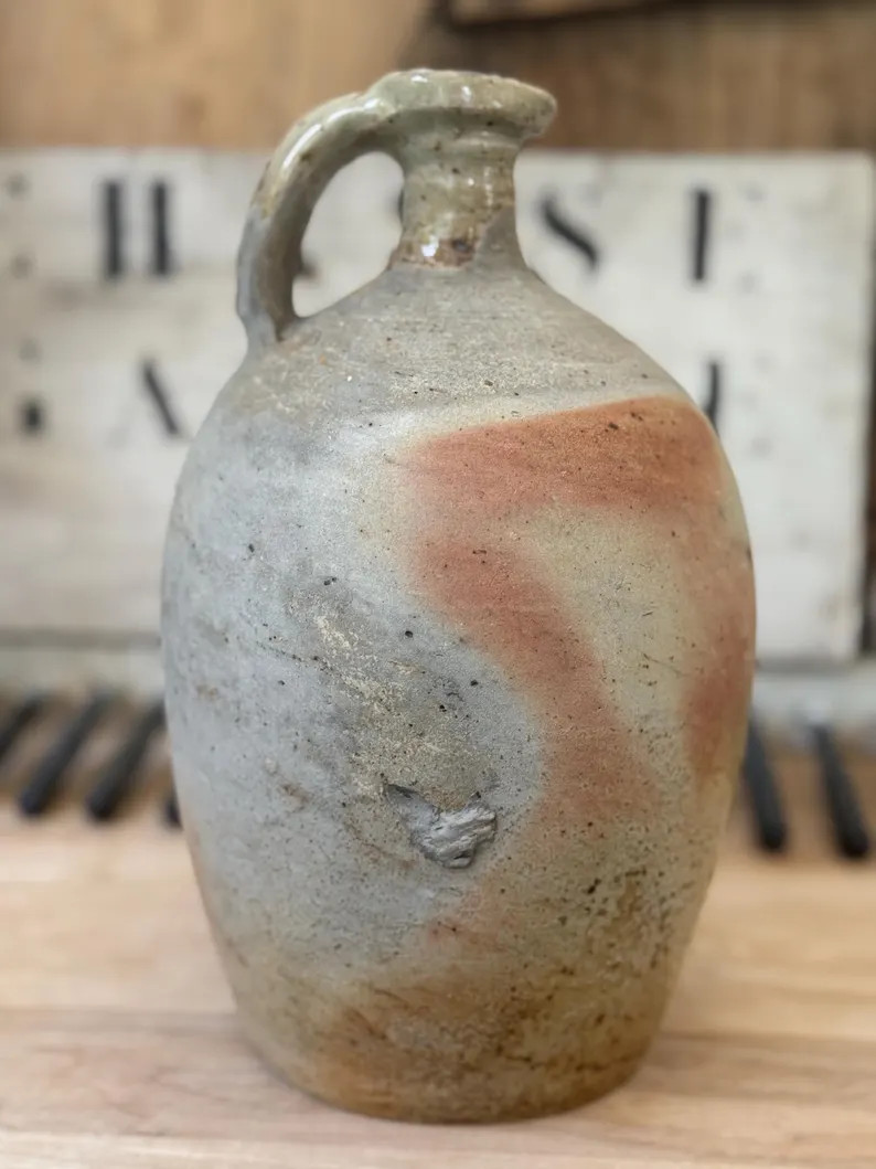 Antique French Oil Jug Antique Stoneware French Oil Pitcher Vintage French Oil Jug Vintage French... | Etsy (US)