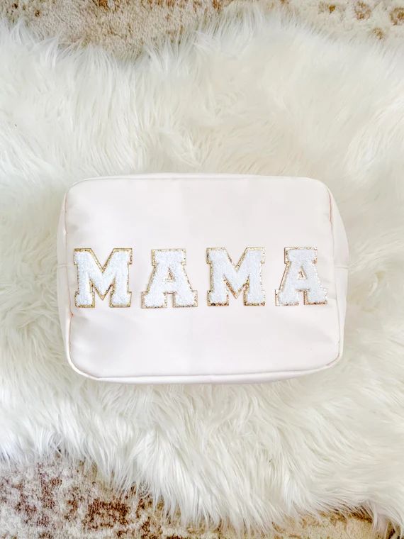 Mama Bag With Patches Mama Pouch Bag Mama Makeup Bag Mama - Etsy | Etsy (US)