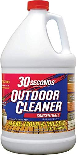 30 SECONDS Outdoor Mold & Mildew Stain Remover | Concentrate | 128 fl. oz. | Vinyl Siding Fences ... | Amazon (US)